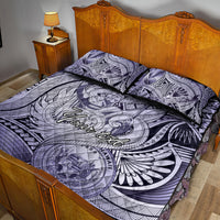 Personalised Aloha King Kamehameha Spirits Quilt Bed Set Violet Special