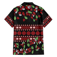 Fiji Masi Bula Tagimoucia Flowers Family Matching Off Shoulder Maxi Dress and Hawaiian Shirt LT9 - Polynesian Pride