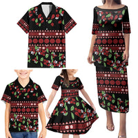 Fiji Masi Bula Tagimoucia Flowers Family Matching Puletasi and Hawaiian Shirt LT9 - Polynesian Pride