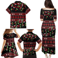 Fiji Masi Bula Tagimoucia Flowers Family Matching Puletasi and Hawaiian Shirt LT9 - Polynesian Pride