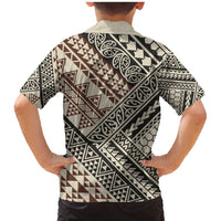 Niho Taniwha Kowhaiwhai Family Matching Mermaid Dress and Hawaiian Shirt LT9 - Polynesian Pride