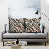 Niho Taniwha Kowhaiwhai Pillow Cover - Polynesian Pride