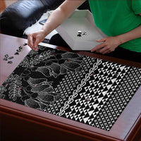 Black Taniko Kowhaiwhai Tukutuku Motif Puzzle - Polynesian Pride