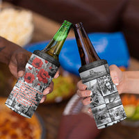 ANZAC Day Gallipoli Campaign 4 in 1 Can Cooler Tumbler To The End They Remain LT9 - Polynesian Pride