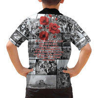 ANZAC Day Gallipoli Campaign Family Matching Off Shoulder Maxi Dress and Hawaiian Shirt To The End They Remain LT9 - Polynesian Pride