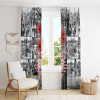 ANZAC Day Gallipoli Campaign Window Curtain To The End They Remain
