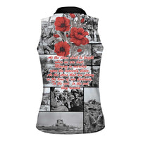 ANZAC Day Gallipoli Campaign Women Sleeveless Polo Shirt To The End They Remain LT9 - Polynesian Pride