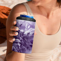 Purple ANZAC Day The Battle of Lone Pine 4 in 1 Can Cooler Tumbler Kiwi-Kangaroo Soldier Lest We Forget LT9 - Polynesian Pride