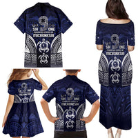 FSM Chuuk States Family Matching Puletasi and Hawaiian Shirt Micronesia Six 9 One Polynesian Tribal Pattern LT9 - Polynesian Pride
