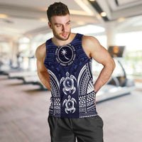 FSM Chuuk States Men Tank Top Micronesia Six 9 One Polynesian Tribal Pattern
