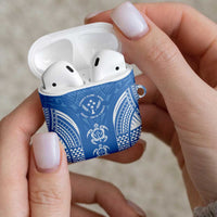 FSM Kosrae States AirPods Case Micronesia Six 9 One Polynesian Tribal Pattern - Polynesian Pride