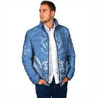 FSM Kosrae States Padded Jacket Micronesia Six 9 One Polynesian Tribal Pattern - Polynesian Pride