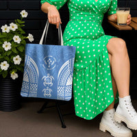 FSM Kosrae States Tote Bag Micronesia Six 9 One Polynesian Tribal Pattern - Polynesian Pride