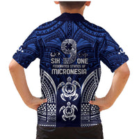 FSM Pohnpei States Family Matching Mermaid Dress and Hawaiian Shirt Micronesia Six 9 One Polynesian Tribal Pattern LT9 - Polynesian Pride