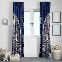 FSM Pohnpei States Window Curtain Micronesia Six 9 One Polynesian Tribal Pattern