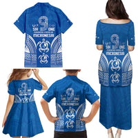 FSM Yap States Family Matching Puletasi and Hawaiian Shirt Micronesia Six 9 One Polynesian Tribal Pattern LT9 - Polynesian Pride