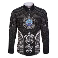 FSM Micronesia Six 9 One Family Matching Puletasi and Hawaiian Shirt Polynesian Tribal Pattern