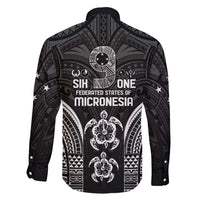 FSM Micronesia Six 9 One Family Matching Puletasi and Hawaiian Shirt Polynesian Tribal Pattern