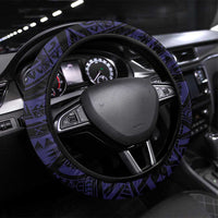 American Samoa Flag Day Since 1900 Steering Wheel Cover Samoa Muamua Le Atua Tropical Flowers