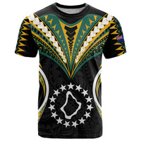 Polynesian Pride Palmerston Island T Shirt Cook Islands Tribal Wave Style LT9 Black - Polynesian Pride