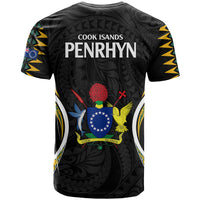 Polynesian Pride Penrhyn Island T Shirt Cook Islands Tribal Wave Style LT9 - Polynesian Pride