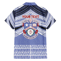 Personalised Tonga Apifoou College Family Matching Off Shoulder Maxi Dress and Hawaiian Shirt Polynesian Ngatu Tribal LT9 - Polynesian Pride