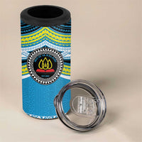 Personalised Tonga Lavengamalie College 4 in 1 Can Cooler Tumbler Polynesian Ngatu Tribal LT9 - Polynesian Pride