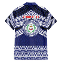 Personalised Tonga Sia'atoutai Theological College Family Matching Short Sleeve Bodycon Dress and Hawaiian Shirt Polynesian Ngatu Tribal