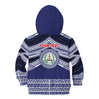 Personalised Tonga Sia'atoutai Theological College Kid Hoodie Polynesian Ngatu Tribal LT9 - Polynesian Pride