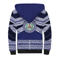 Personalised Tonga Sia'atoutai Theological College Sherpa Hoodie Polynesian Ngatu Tribal LT9 - Polynesian Pride