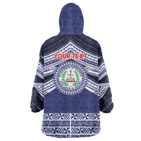 Personalised Tonga Sia'atoutai Theological College Wearable Blanket Hoodie Polynesian Ngatu Tribal LT9 - Polynesian Pride
