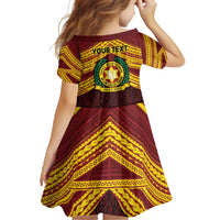 Personalised Tonga Vava'u High School Family Matching Off Shoulder Maxi Dress and Hawaiian Shirt Polynesian Ngatu Tribal LT9 - Polynesian Pride