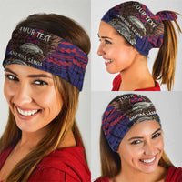 American Samoa Brave Eagle Personalized Neck Gaiter National Flag Color - Polynesian Pride