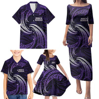 Manua Segaula American Samoa High School Personalized Family Matching Puletasi and Hawaiian Shirt Polynesian Wave Style LT9 - Polynesian Pride