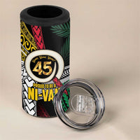 Ni-Van Vanuatu 45th Yumi Yumi Yumi 4 in 1 Can Cooler Tumbler Vanuatuan Boar Tusk Polynesian Pattern LT9 - Polynesian Pride