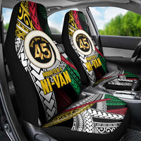 Ni-Van Vanuatu 45th Yumi Yumi Yumi Car Seat Cover Vanuatuan Boar Tusk Polynesian Pattern LT9 - Polynesian Pride