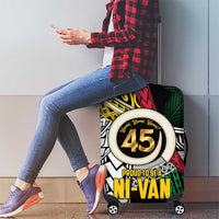 Ni-Van Vanuatu 45th Yumi Yumi Yumi Luggage Cover Vanuatuan Boar Tusk Polynesian Pattern LT9 - Polynesian Pride