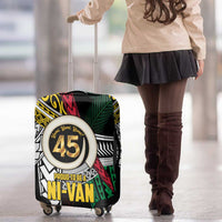 Ni-Van Vanuatu 45th Yumi Yumi Yumi Luggage Cover Vanuatuan Boar Tusk Polynesian Pattern LT9 - Polynesian Pride