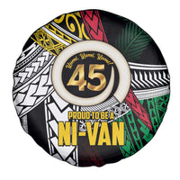 Ni-Van Vanuatu 45th Yumi Yumi Yumi Spare Tire Cover Vanuatuan Boar Tusk Polynesian Pattern LT9 - Polynesian Pride