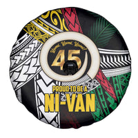 Ni-Van Vanuatu 45th Yumi Yumi Yumi Spare Tire Cover Vanuatuan Boar Tusk Polynesian Pattern LT9 - Polynesian Pride