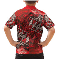 Vintage Ngatu Tribal Tonga Pattern Family Matching Mermaid Dress and Hawaiian Shirt LT9 - Polynesian Pride