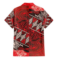 Vintage Ngatu Tribal Tonga Pattern Family Matching Mermaid Dress and Hawaiian Shirt LT9 - Polynesian Pride