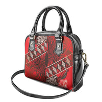 Vintage Ngatu Tribal Tonga Pattern Shoulder Handbag - Polynesian Pride