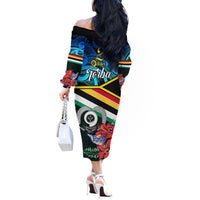 torba-vanuatu-off-the-shoulder-long-sleeve-dress-sand-drawing-with-polynesian-pattern