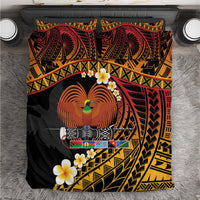 Melanesian Papua New Guinea Bedding Set Plumeria Bird of Paradise Tribal LT9 Red - Polynesian Pride