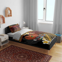 Melanesian Papua New Guinea Bedding Set Plumeria Bird of Paradise Tribal LT9 - Polynesian Pride