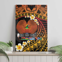 Melanesian Papua New Guinea Canvas Wall Art Plumeria Bird of Paradise Tribal LT9 - Polynesian Pride
