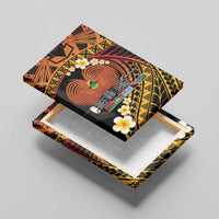 Melanesian Papua New Guinea Canvas Wall Art Plumeria Bird of Paradise Tribal LT9 - Polynesian Pride