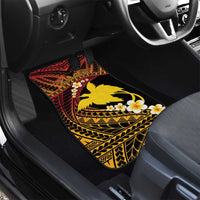 Melanesian Papua New Guinea Car Mats Plumeria Bird of Paradise Tribal LT9 - Polynesian Pride