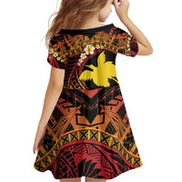 Melanesian Papua New Guinea Family Matching Off Shoulder Maxi Dress and Hawaiian Shirt Plumeria Bird of Paradise Tribal LT9 - Polynesian Pride